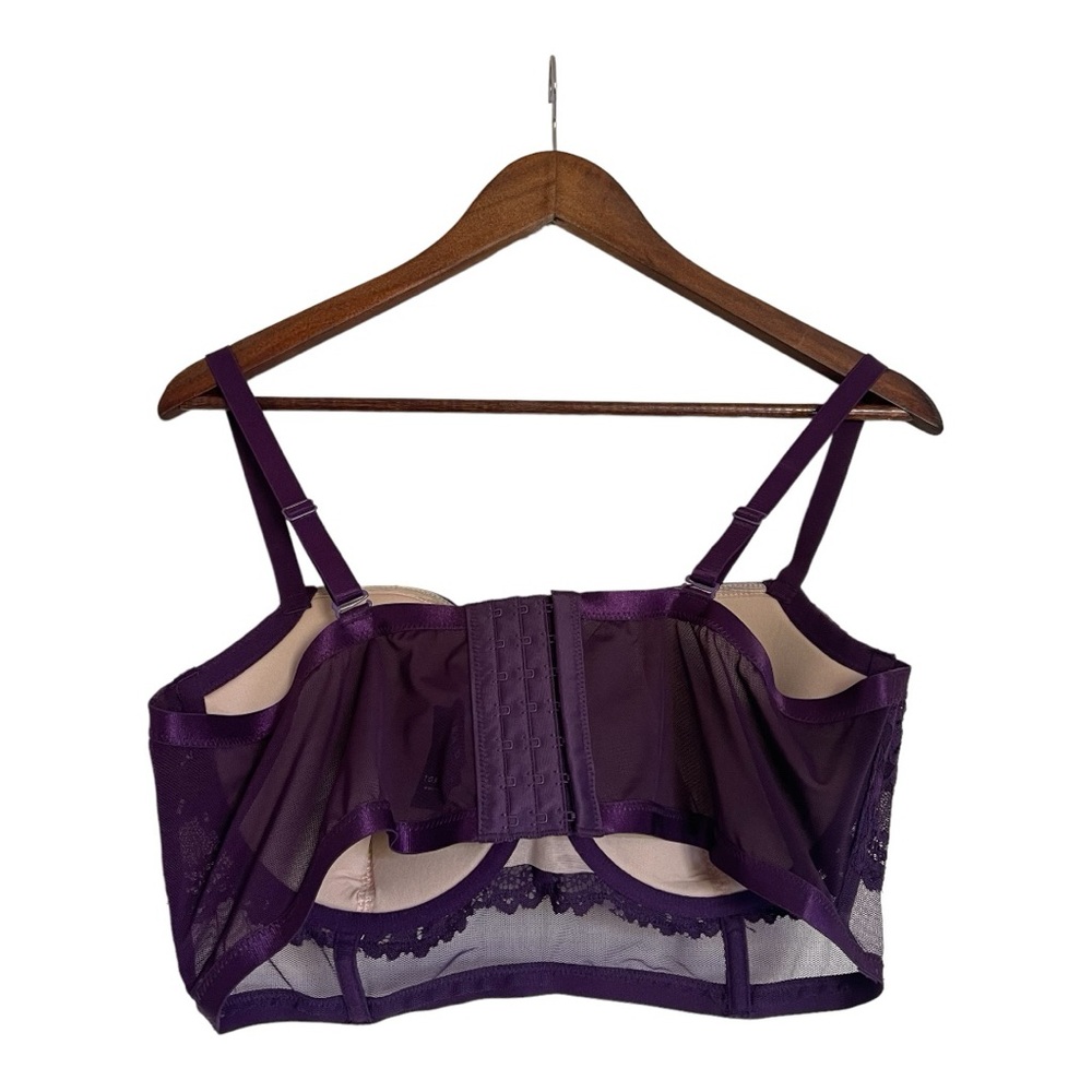 NEW Torrid Dark Purple Lace Bra Women's Size Torrid 1 NWT - Picture 2 of 6